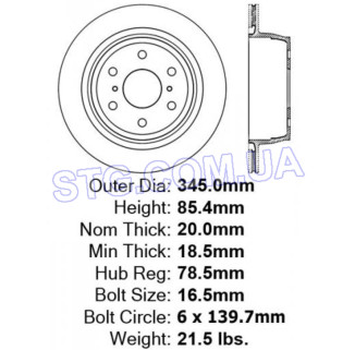 Картинка Диск гальмівний BOSCH 0986479W32