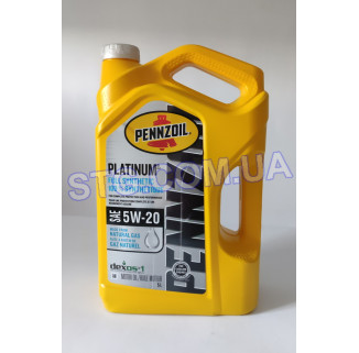 Картинка Моторна олива PENNZOIL 5W20-PLATINUM-FSYNT-5Q