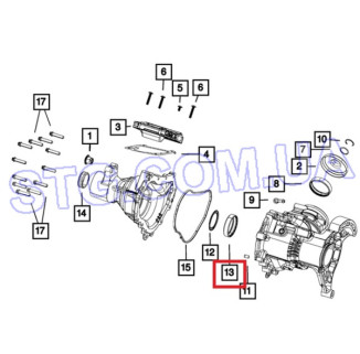 Картинка Сальник роздатки CHRYSLER 68226166AA