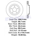 Картинка BG4246 Аналог: DDF1624