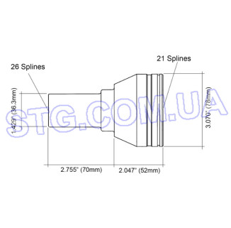 Картинка ШРКШ кардану DRIVESHAFTPARTS CVJ070