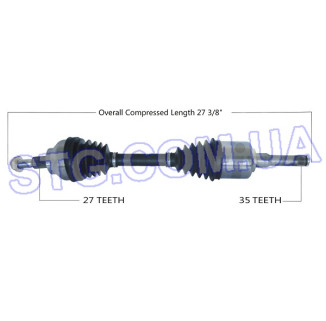 Картинка Напіввісь передня SURTRACK FD8256