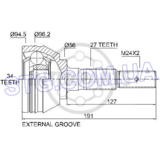 Картинка ШРКШ передній INTERPARTS GM-1-00-079