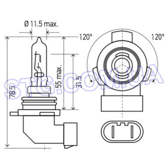 Картинка Лампочка HELLA H9012LL