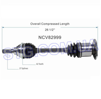Картинка Піввісь задня GSP NCV82999