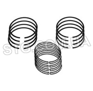Картинка Кільця поршневі ENGINETECH PART S88124050MM